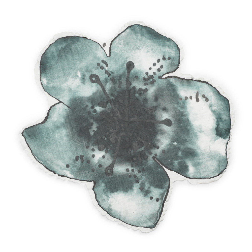 Elodie Details Embedding Bloom, Kocyk bambusowy, Petrol