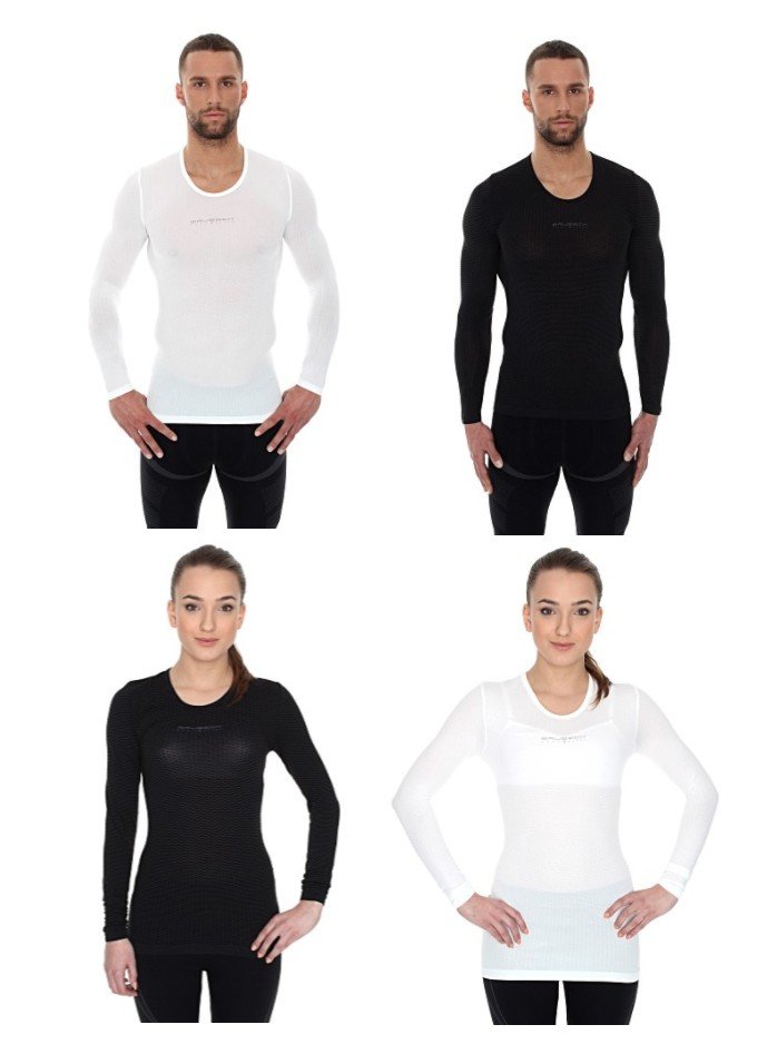 Brubeck, Koszulka unisex termiczna z długim rękawem, Base Layer, rozmiar L