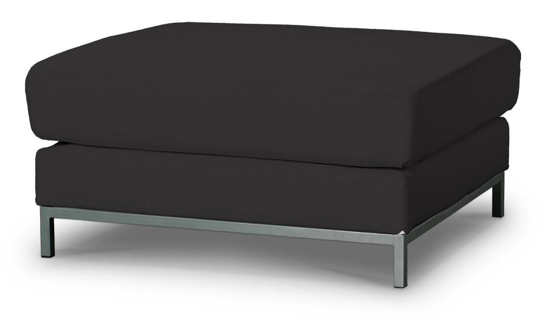 Dekoria Pokrowiec na podnóżek Kramfors Shadow Grey grafitowy) Podnóżek Kramfors Cotton Panama 635-702-08