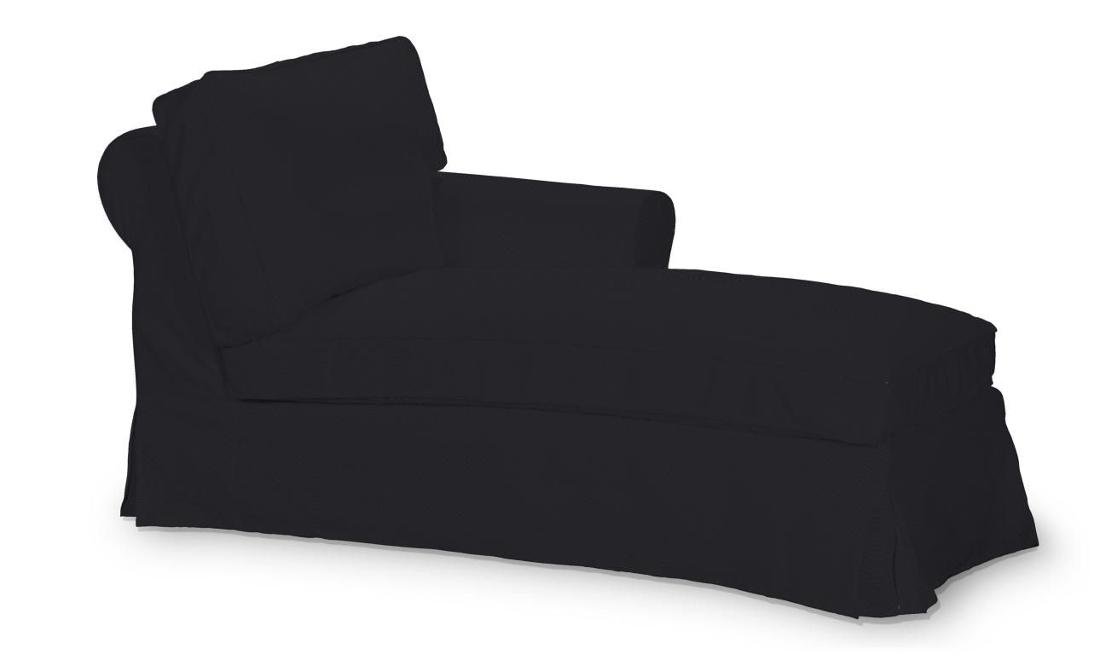 Dekoria Pokrowiec na szezlong Ektorp prawy czarny Szezlong Ektorp prawy Etna 641-705-00