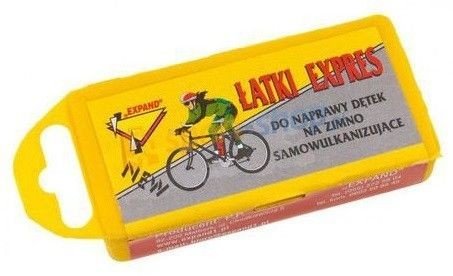 Expand Łatki do dętek z klejem EXPRES zestaw 9szt (L0104)