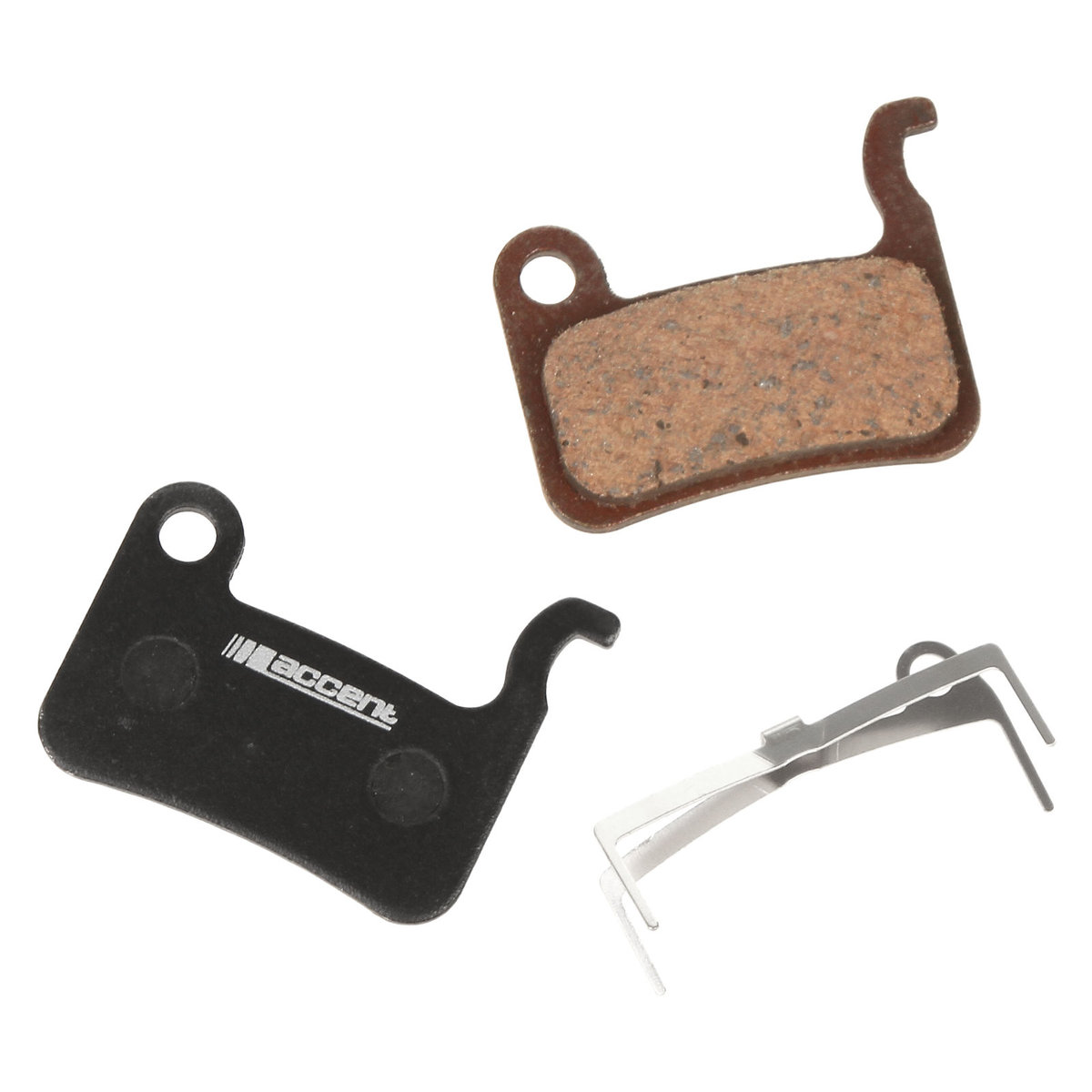 Accent Klocki hamulcowe Shimano XTR, XT, LX, Deore, Saint, Hone, SLX pomarańczowy / Materiał: półmetaliczne