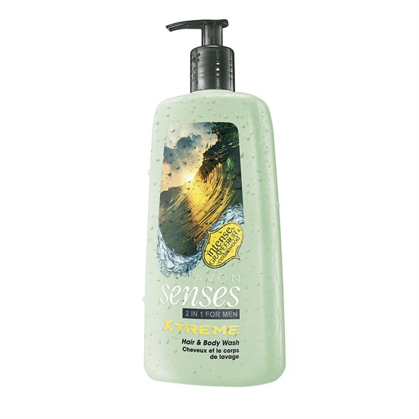 Avon, Senses X-Treme, żel pod prysznic stymulujący, 720 ml