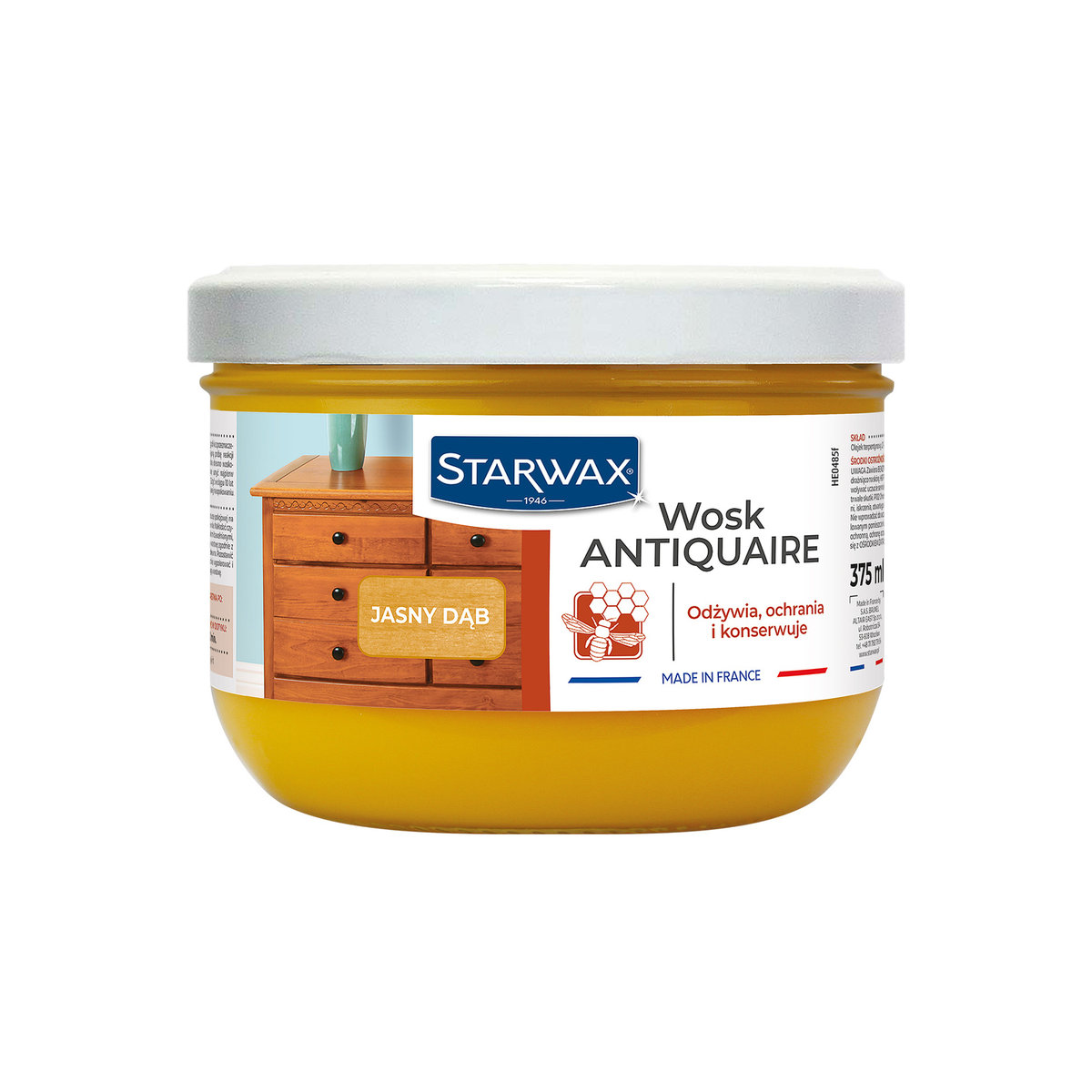 Starwax Wosk Antiquaire jasny dąb, 375 ml