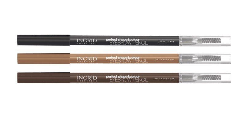 Ingrid Perfect Shape & Colour, kredka do brwi 101 Light Brown