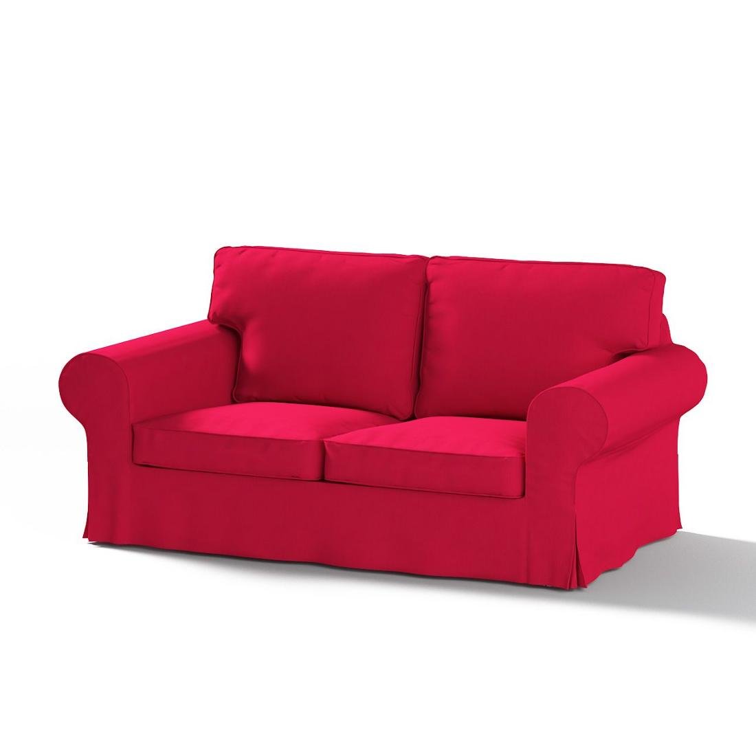 Dekoria Pokrowiec na sofę Ektorp 2-osobową nierozkładaną czerwony Sofa Ektorp 2-osobowa Etna 611-705-60