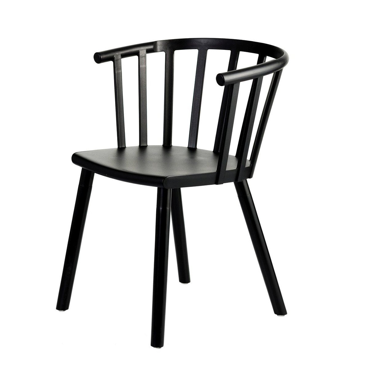 Dekoria Krzesło Madlen Black 54x43x76cm 006-522