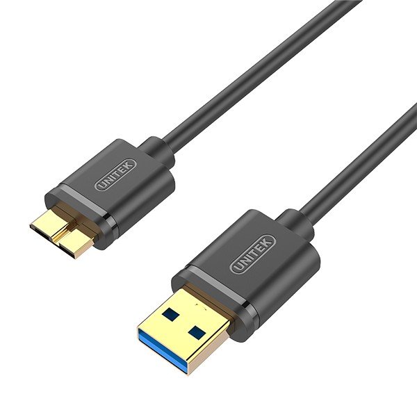 Unitek Kabel Y-C461GBK microUSB 3.0 B do USB 1m KKUNKKBU0050