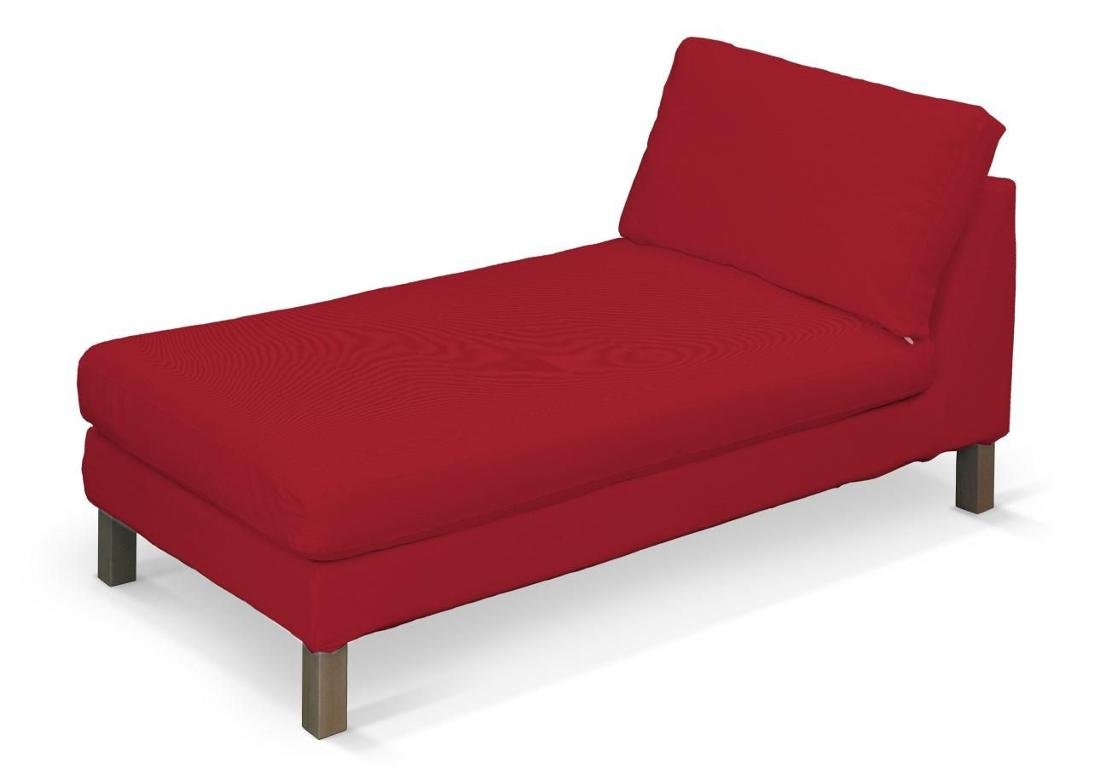 Dekoria pl pl Pokrowiec na szezlong Karlstad wolnostojący krótki czerwony 80 x 160 x 80 cm Etna 732-705-60