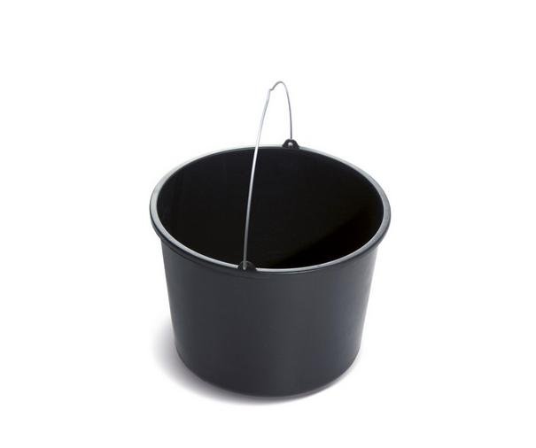 Prosperplast Wiadro czarne budowlane gospodarcze Bucket IWIR05