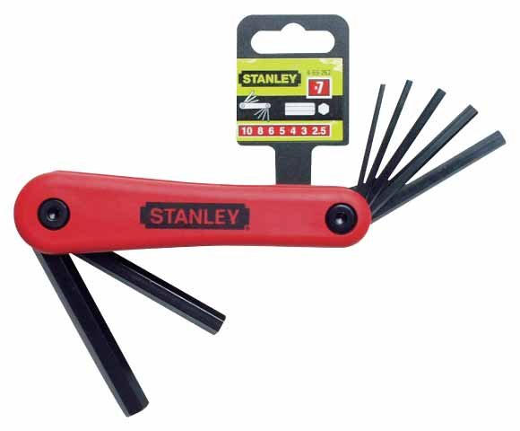 Stanley Klucze sześciokątne 2,5-10 mm, zestaw 7 szt 4-69-262