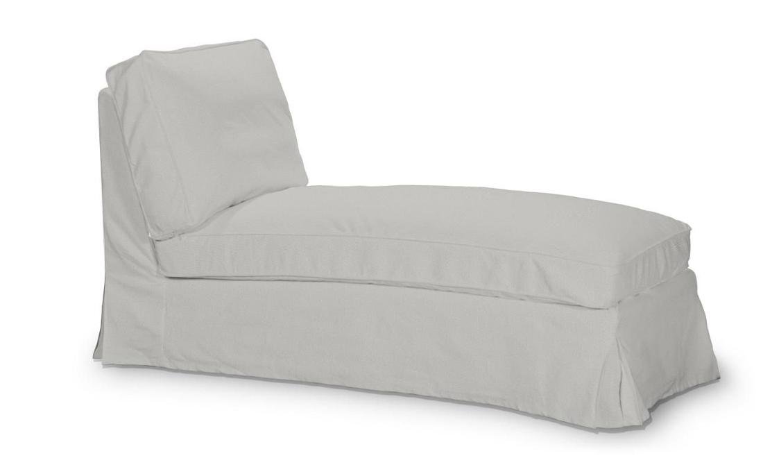 Dekoria Pokrowiec na szezlong leżankę Ektorp wolnostojący prosty tył jasny popiel 63 x 166 x 73 cm Etna 1004-705-90
