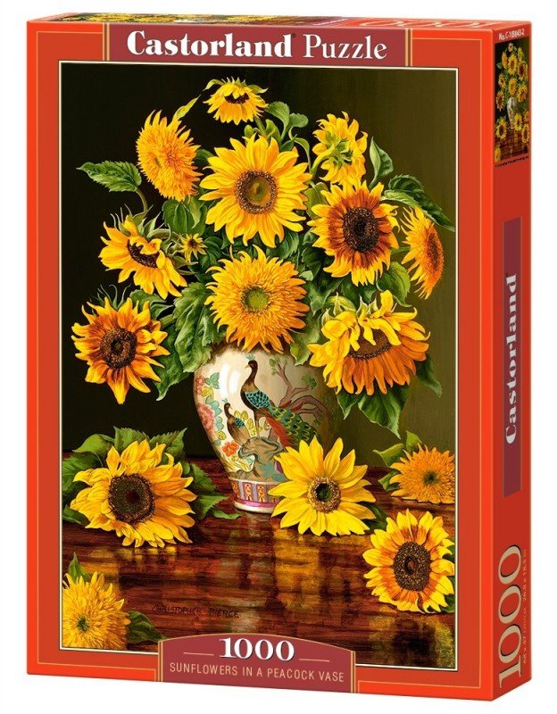 Castorland Puzzle 1000 Sunflowers in a Peacock Vase wysyłka w 24h !