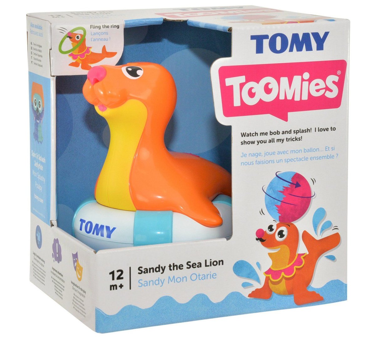 Tomy zabawka do kąpieli Pływająca foczka Sandy