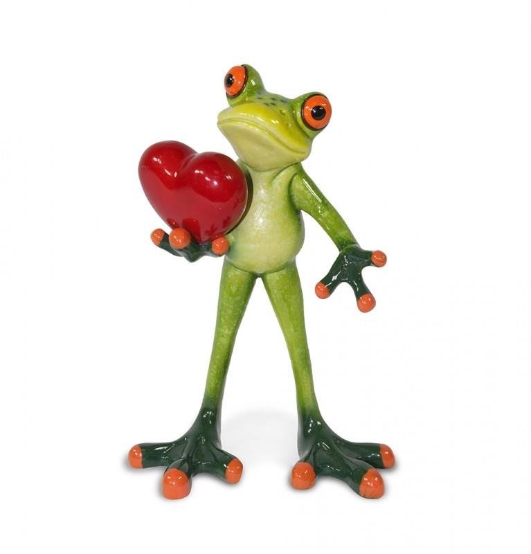 Pigmejka Figurka dekoracyjna Żaba, 9,5x6x14,5 cm
