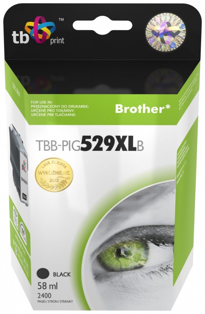 TB Print Tusz do Brother LC529/539 PIG BK TBB-PIG529XLB