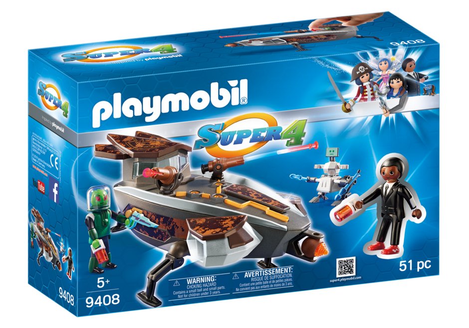 Playmobil Pojazd latający z Gene 9408