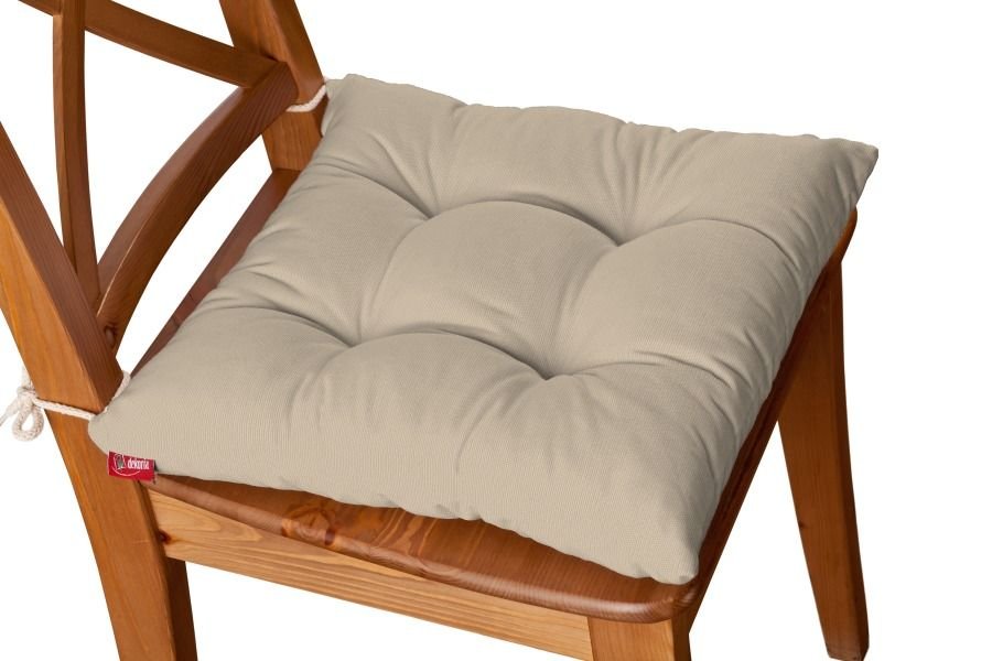 Dekoria Siedzisko Jacek na krzesło Caffe Latte beżowy) 38 × 38 × 8 cm Cotton Panama 205-702-01