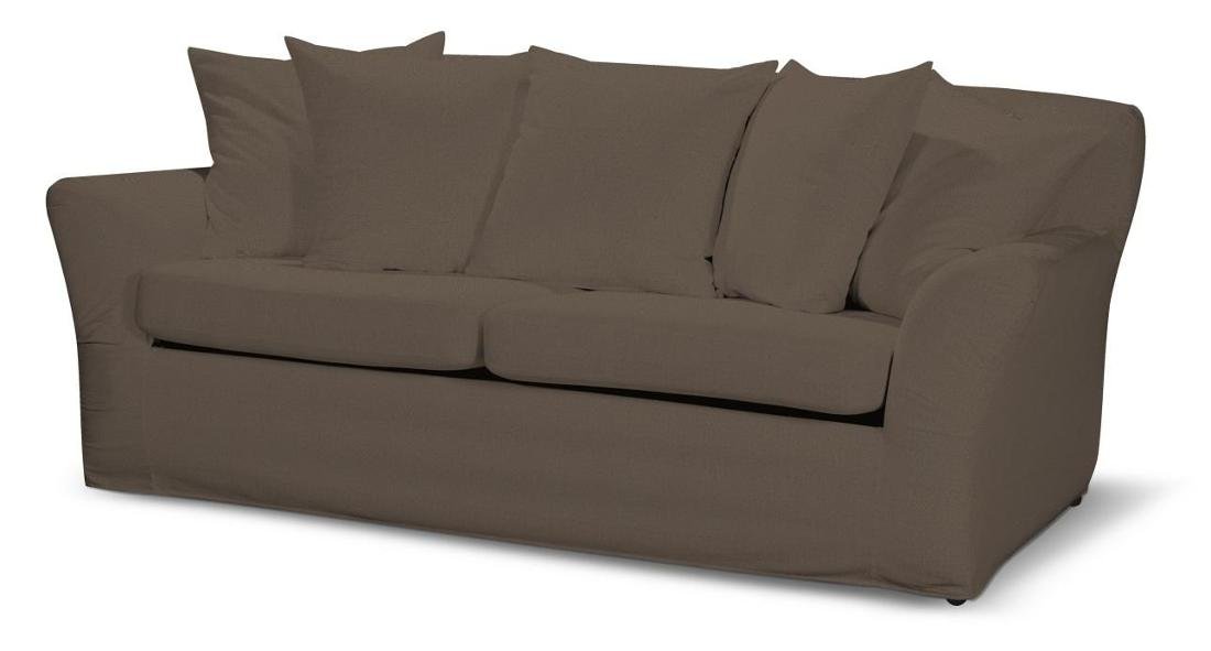 Dekoria Pokrowiec na sofę Tomelilla 3-osobową rozkładaną brązowy 197 x 95 x 75 cm Etna 645-705-08