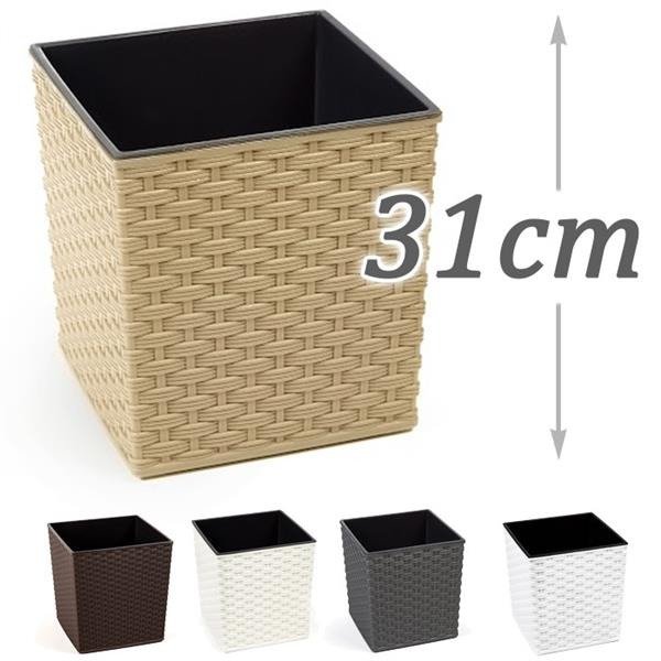 Blumfeldt Garden life Juka wzór rattan cappuccino 30x30 cm