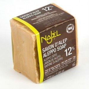 Najel, mydło aleppo 12% oleju laurowego, 200 g