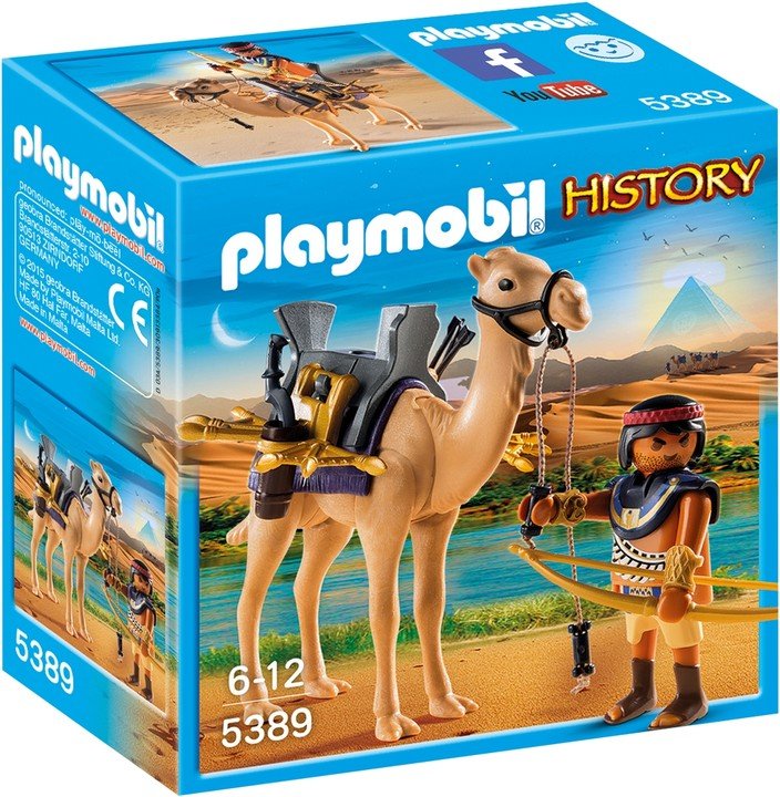 Playmobil PLAYMOBIL - HISTORY - EGIPSKI WOJOWNIK Z WIELBŁĄDEM - 5389
