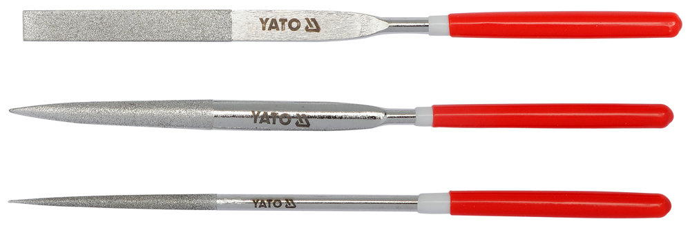 Yato Zestaw pilników diamentowych iglaków 4x160x50 mm 3 szt. (YT-6150)