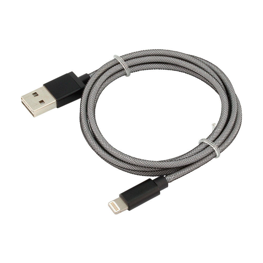 Ansmann Kabel nylon USB Apple Lightning 100cm 4013674080601
