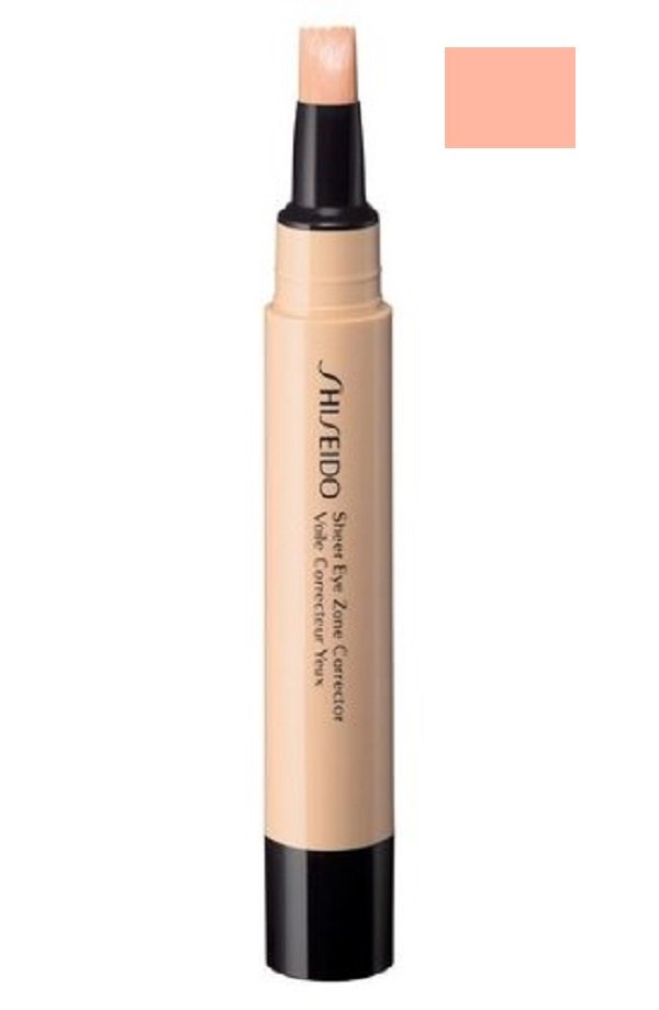 Shiseido Base Sheer Eye Zone korektor przeciw cieniom odcień 105 Beige 3,8 ml