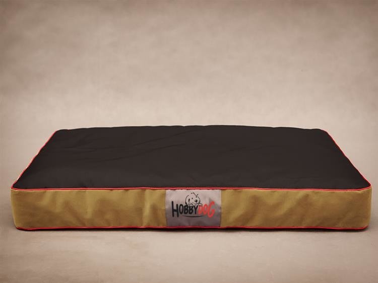 HobbyDog Materac dla psa, czarny, 90x70 cm .