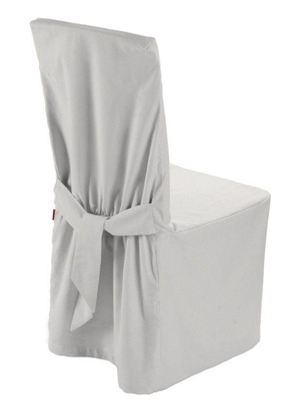 Dekoria Sukienka na krzesło kremowa biel 45 × 94 cm Etna 580-705-01