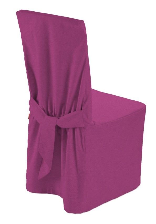 Dekoria Sukienka na krzesło amarant 45 × 94 cm Etna 580-705-23