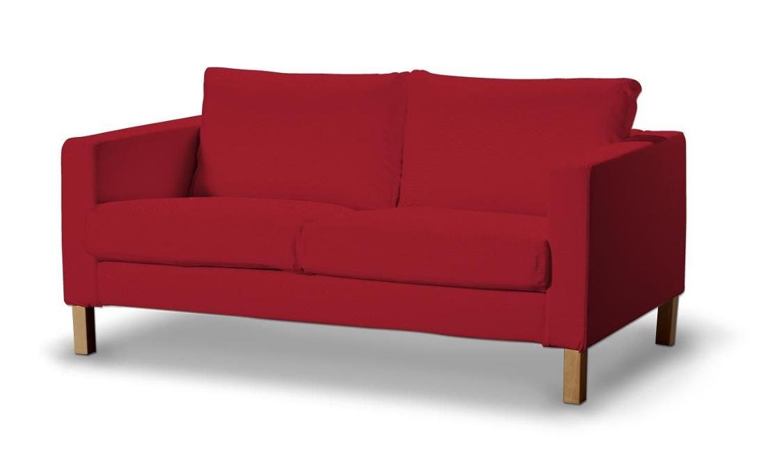 Dekoria pl pl Pokrowiec na sofę Karlstad 2-osobową nierozkładaną krótki czerwony 165 x 89 x 64 cm Etna 617-705-60