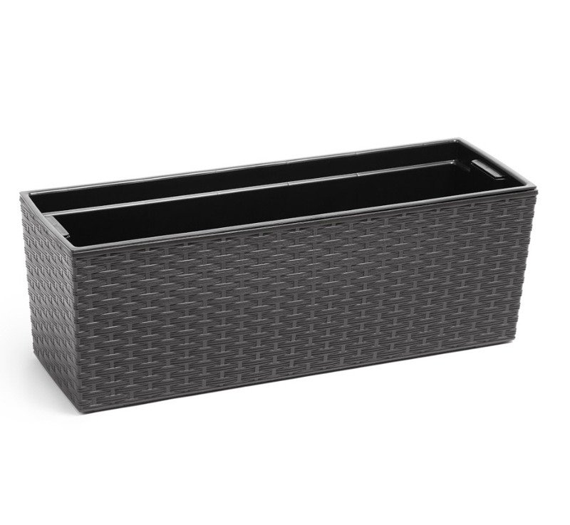 Lamela Begonia Rattan 19x56h19,5cm grafit