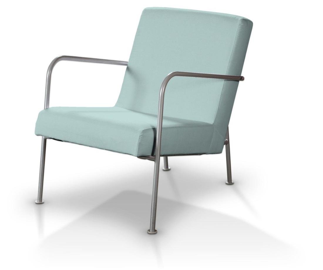 Dekoria pl pl Pokrowiec na fotel Ikea PS pastelowy błękit fotel Ikea PS Cotton Panama 671-702-10