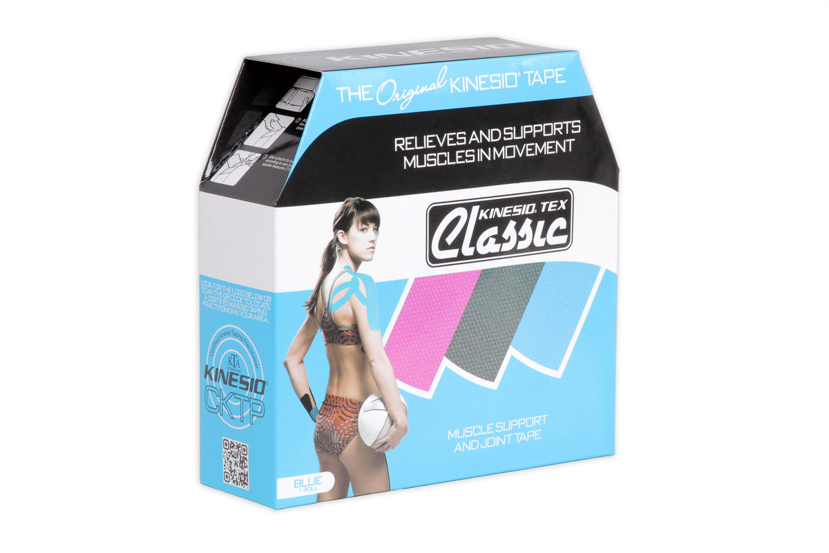 Kinesio, Taśma Classic 5cm x 31,5m, niebieski