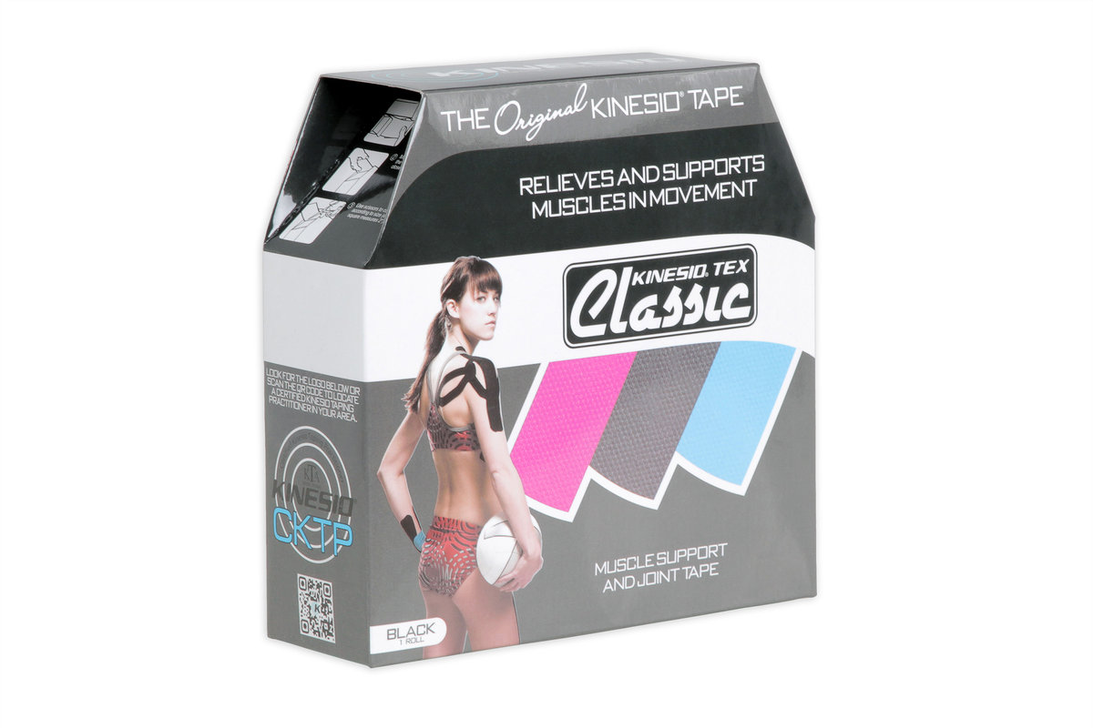 Kinesio, Taśma Classic 5cm x 31,5m, czarny