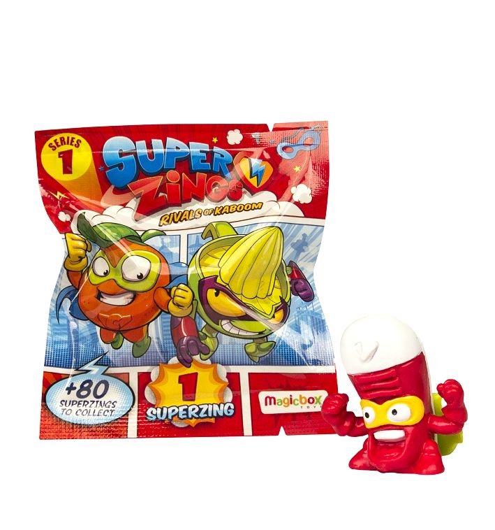 Super Zings Seria 1 Szaszetka Z Figurka - 50 Sztuk