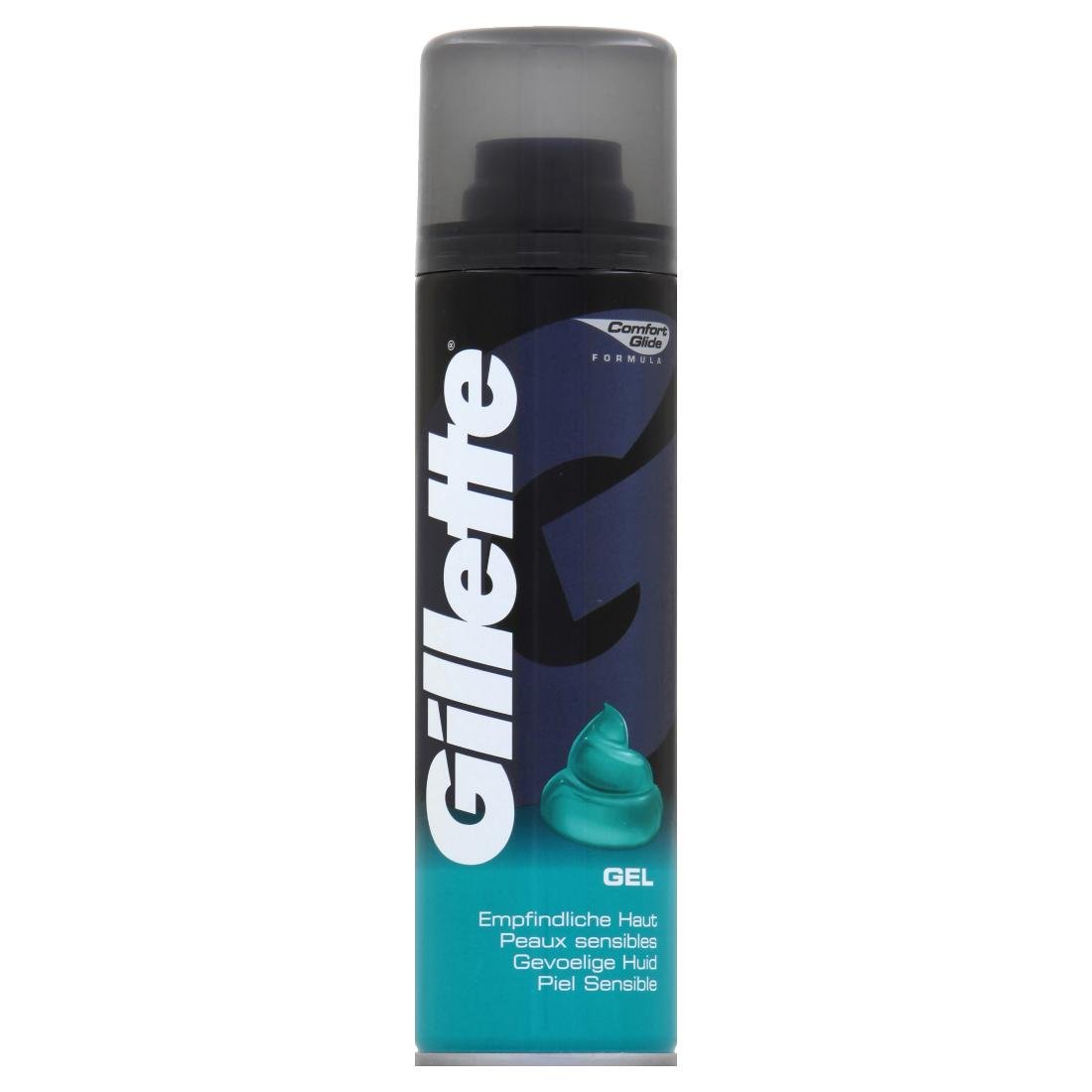 Gillette Gel żel do golenia do skóry wrażliwej Comfort Glide Formula) 200 ml