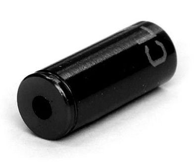 CLARKS Końcówka pancerza przerzutki CLARKS 4mm CNC aluminium 100szt czarne 5021646022794