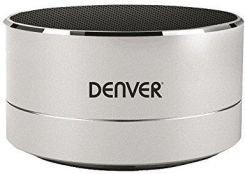 Denver Głośnik Bluetooth system głośników  BTS-32 z wbudowanym akumulator i SD BTS-32SILVER