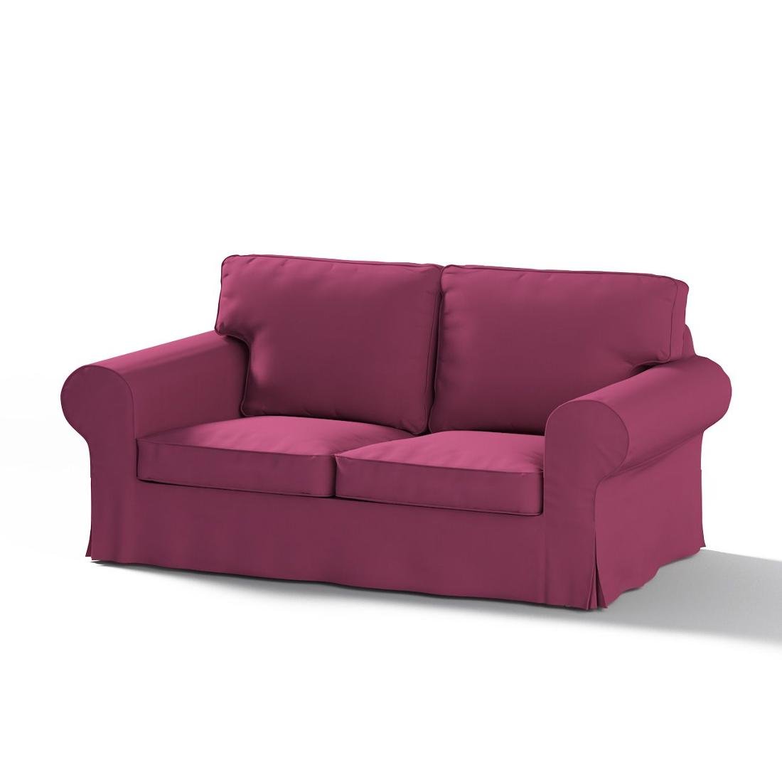 Dekoria Pokrowiec na sofę Ektorp 2-osobową rozkładaną model po 2012 Plum śliwkowy) 200 x 90 x 73 cm Cotton Panama 1016-702-32