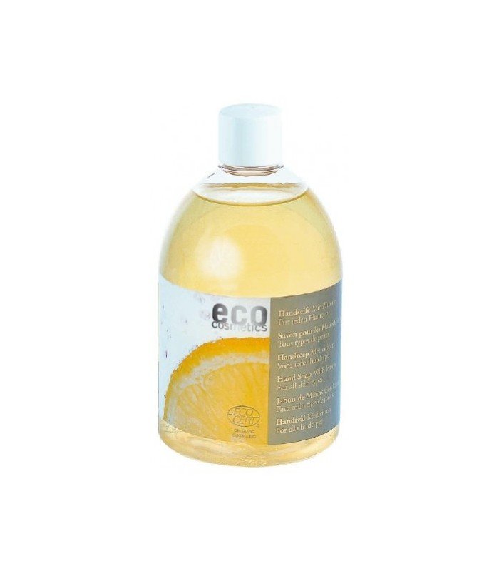 Eco Cosmetics Mydło w płynie z bio-olejkiem cytrynowym 500 ml OPAKOWANIE UZUPEŁNIAJĄCE GreenLine-1059-uniw