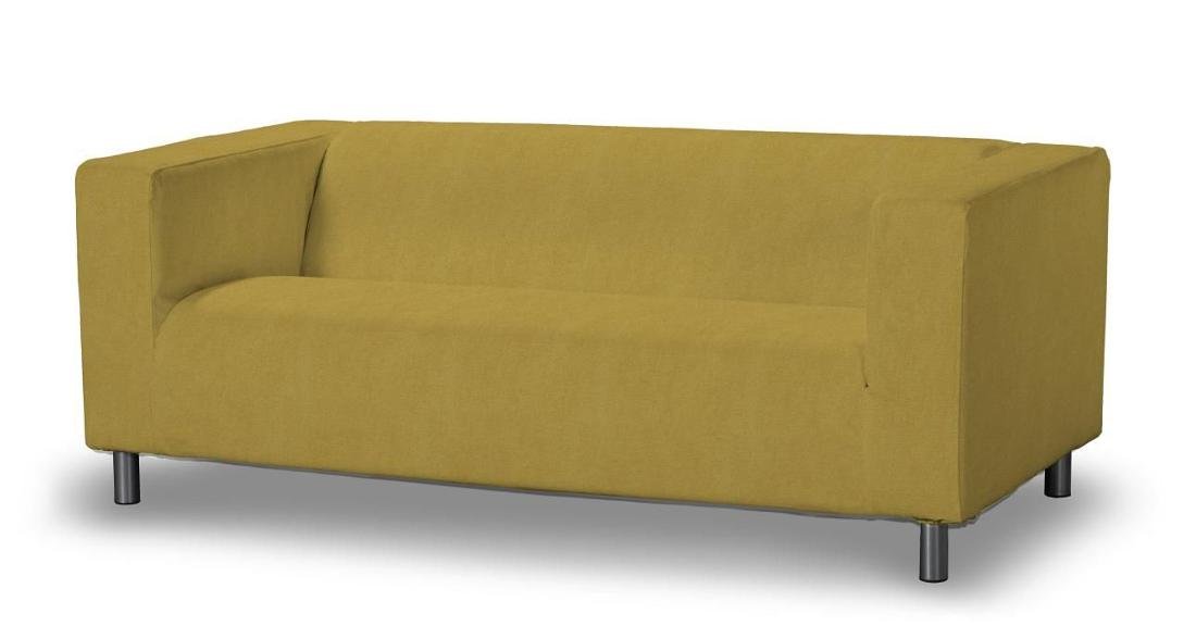 Dekoria Pokrowiec na sofę Klippan 2-osobową musztardowy szenil 177 x 88 x 66 cm Etna 629-705-04
