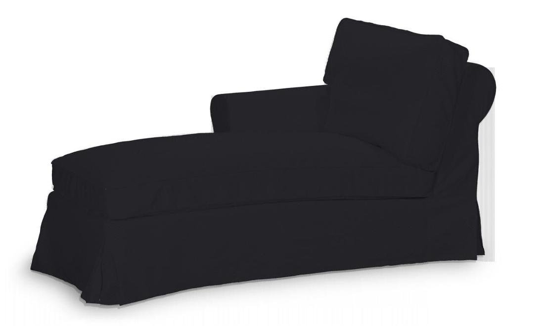 Dekoria Pokrowiec na szezlong Ektorp lewy czarny 84 x 166 x 73 cm Etna 642-705-00