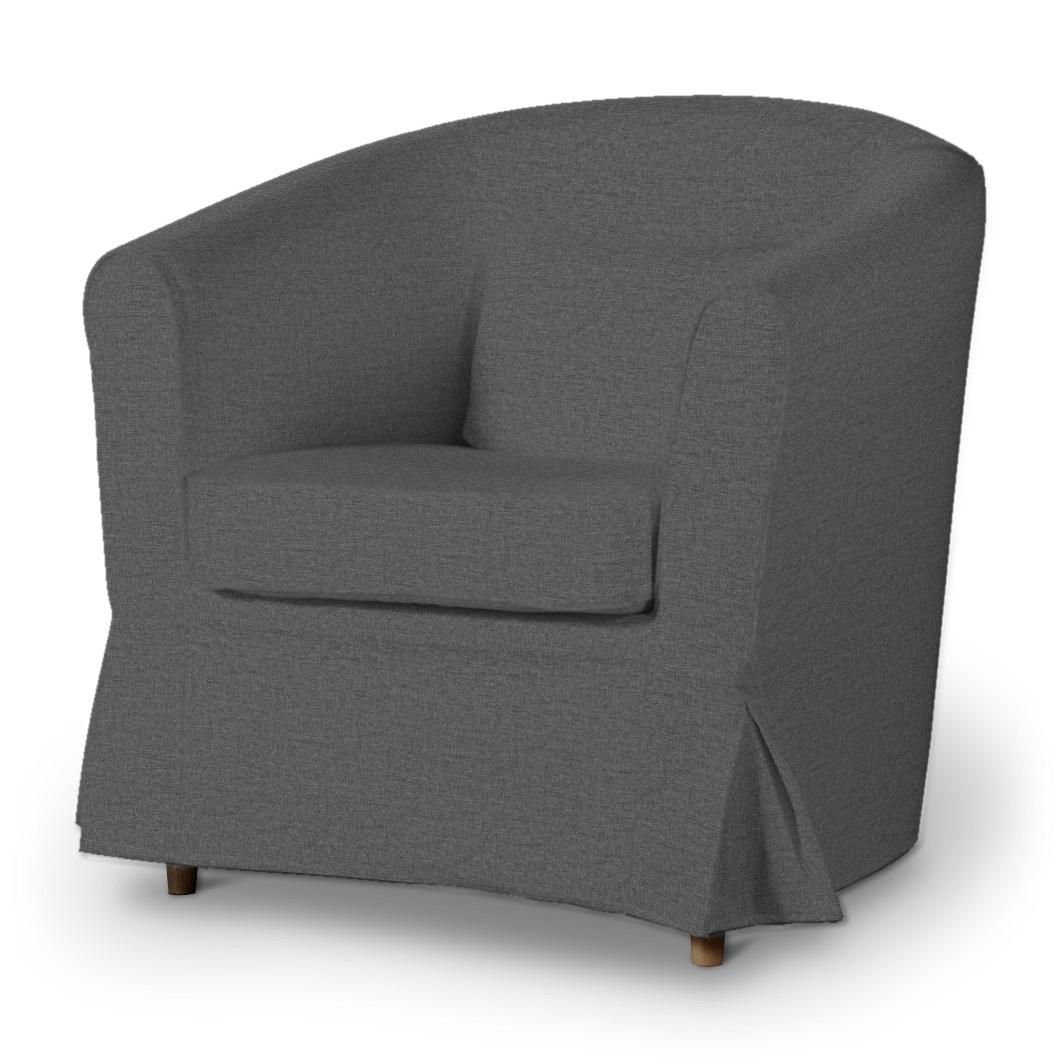 Dekoria Pokrowiec na fotel Ektorp Tullsta grafit 79 x 69 x 78 cm Edinburgh 665-115-77