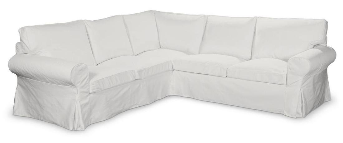 FRANC-TEXTIL 640  705  01 Ektorp pokrowiec na sofę narożną, Etna, naturalny biały 640-705-01