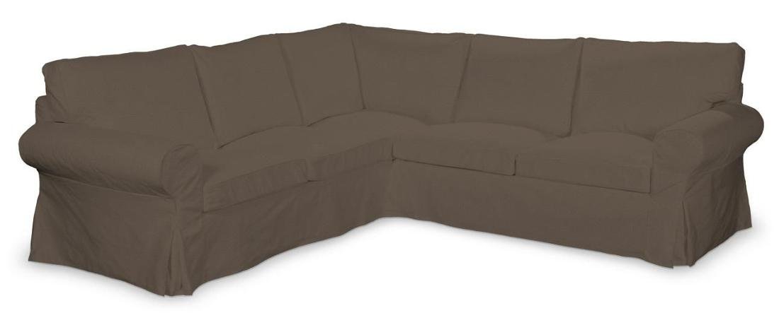 FRANC-TEXTIL 640  705  08 Ektorp pokrowiec na sofę narożną, Etna, brązowy 640-705-08