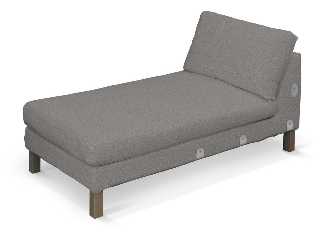 Dekoria pl pl Pokrowiec na szezlong Karlstad dostawka krótki szary 80 x 160 x 80 cm Edinburgh 733-115-81
