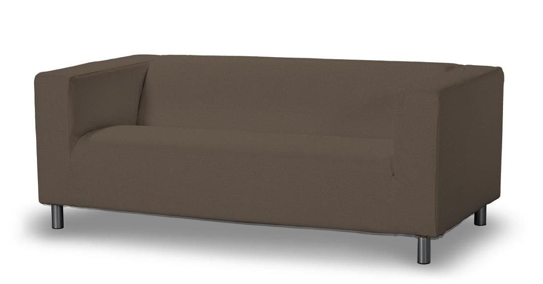 Dekoria Pokrowiec na sofę Klippan 2-osobową brązowy 177 x 88 x 66 cm Etna 629-705-08